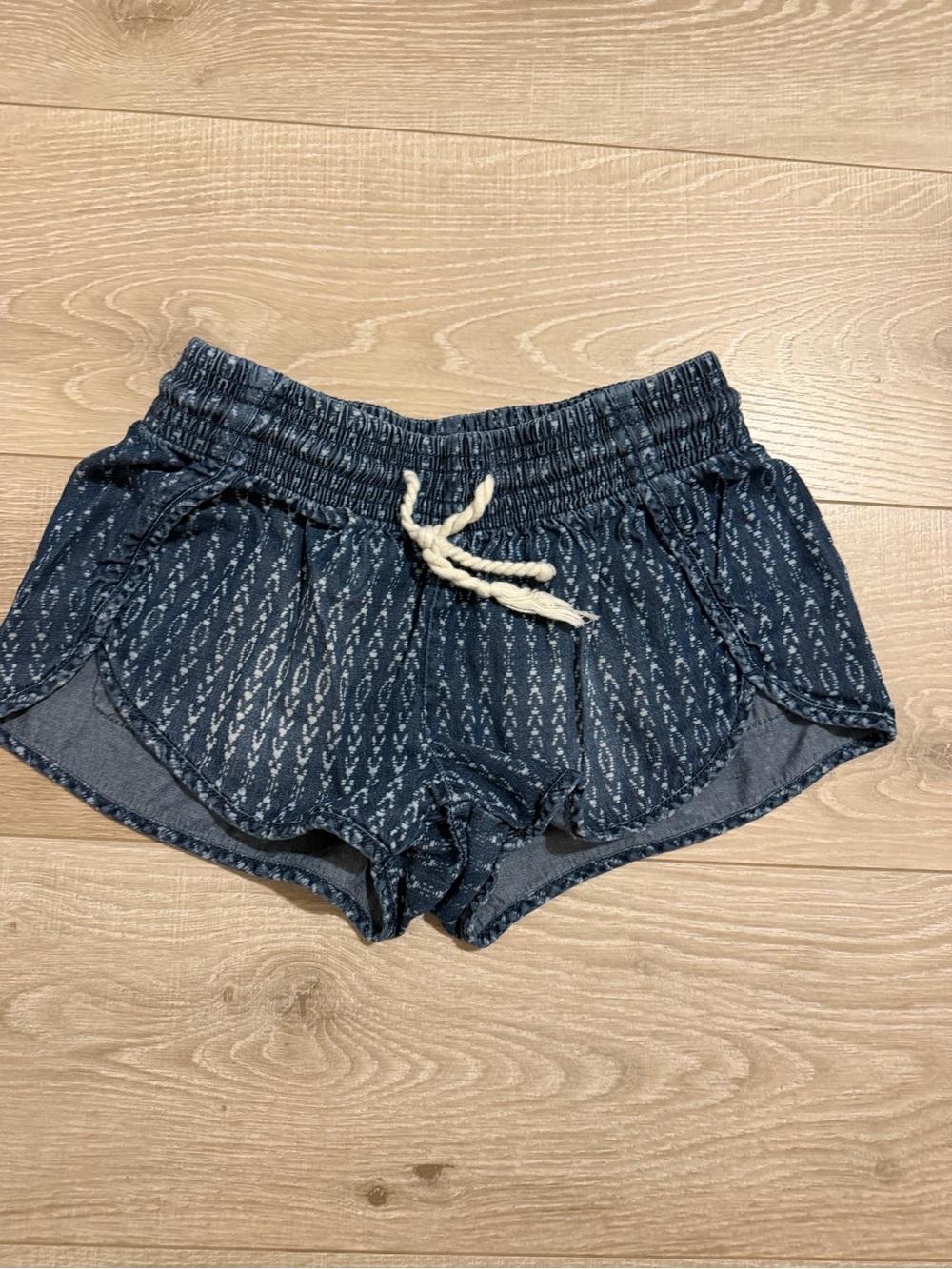 Rip curl Women's Denim Patterned Drawstring Shorts